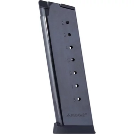 MEC-GAR 1911 WITH PLASTIC REMOVABLE BUTTPLATE AND FOLLOWER .45 ACP 8 HIGH CAPBLUE - Korppi Gear