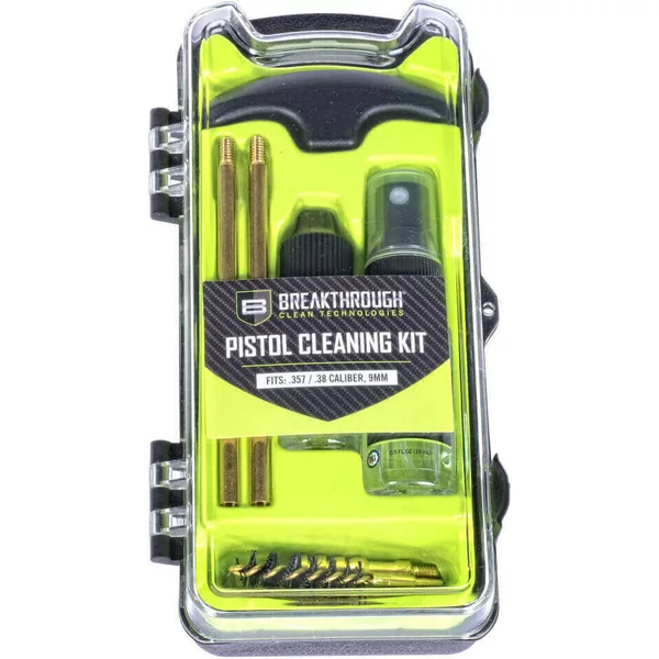 BREAKTHROUGH VISION SERIES PISTOL CLEANING KIT - .357 CAL/ .38 CAL/ 9MM - Korppi Gear