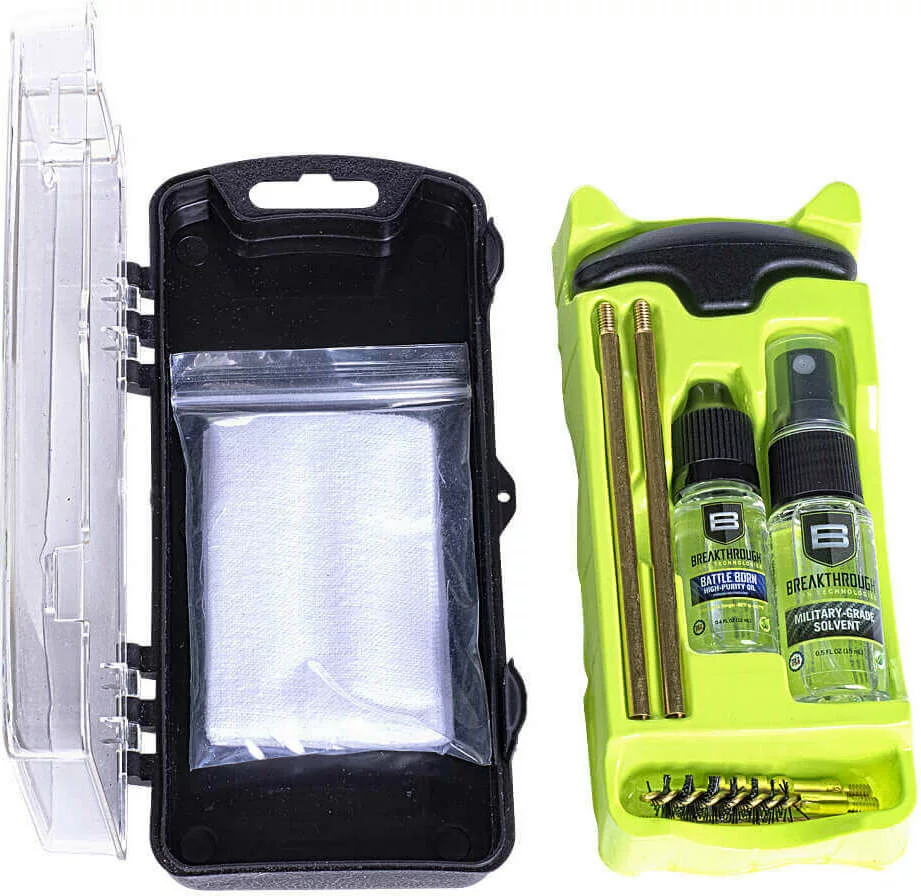 BREAKTHROUGH VISION SERIES PISTOL CLEANING KIT - .357 CAL/ .38 CAL/ 9MM - Korppi Gear