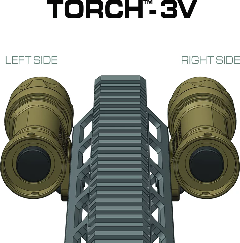 REPTILIA TORCH 3V/CR123 M-LOK LIGHT BODY - Korppi Gear