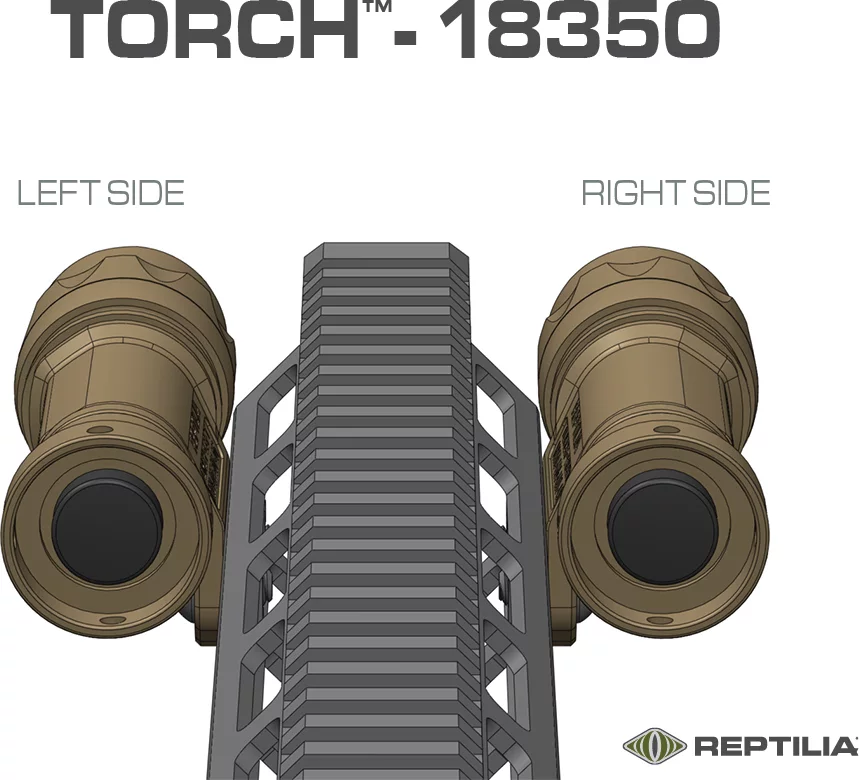 REPTILIA TORCH 18350 M-LOK LIGHT BODY - Korppi Gear