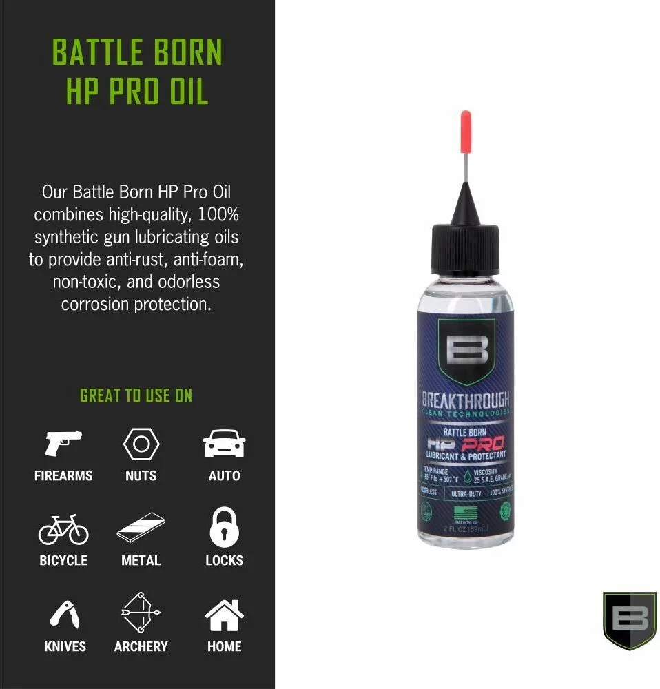 BREAKTHROUGH BATTLE BORN HP PRO LUBRICANT AND PROTECTANT 59ML - Korppi Gear