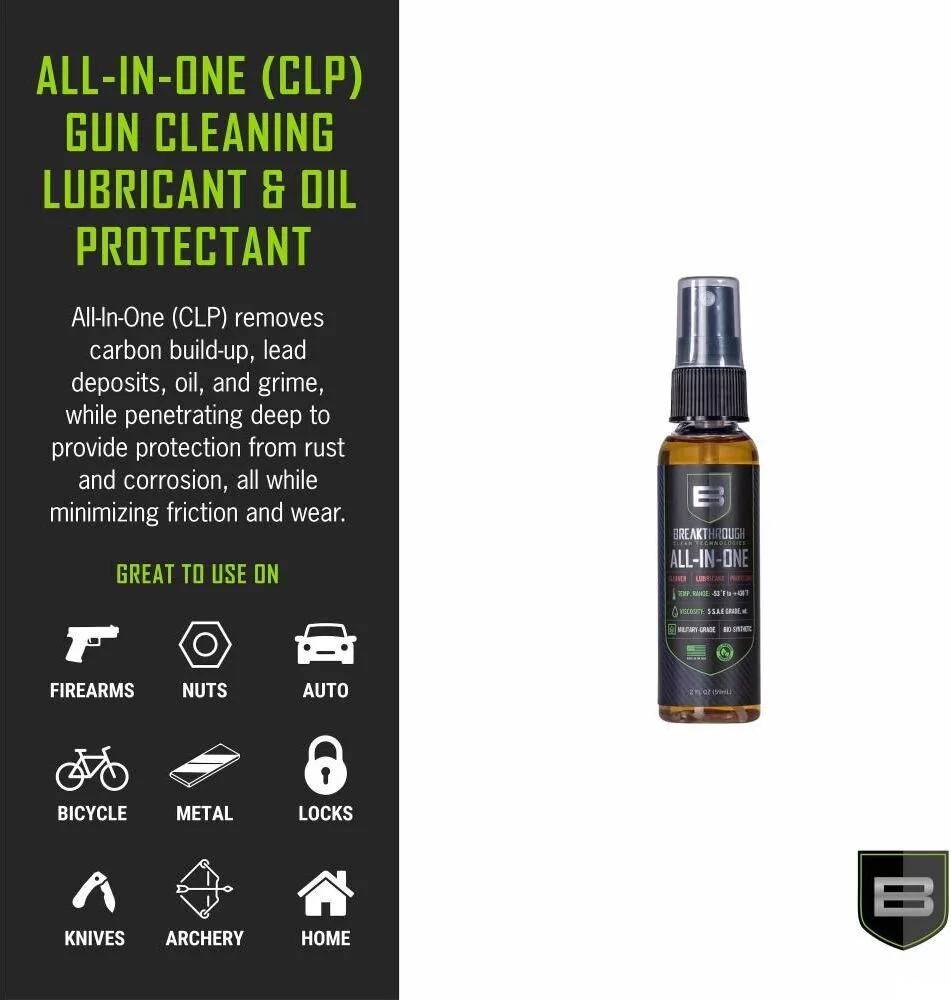 BREAKTHROUGH BATTLE BORN ALL-IN-ONE (MIL-PRF-63460F - TYPE B) - 2OZ/59ML PUMP SPRAY BOTTLE - Korppi Gear