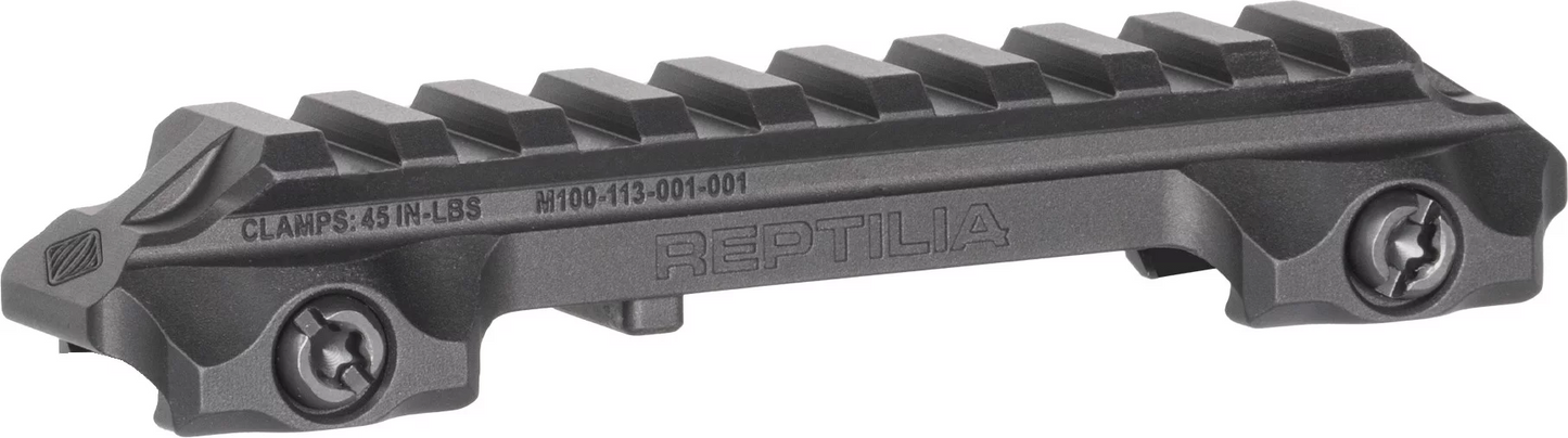 REPTILIA RMU MOUNT – 0.625 INCH (15,875MM) HEIGHT – 9 SLOT - Korppi Gear