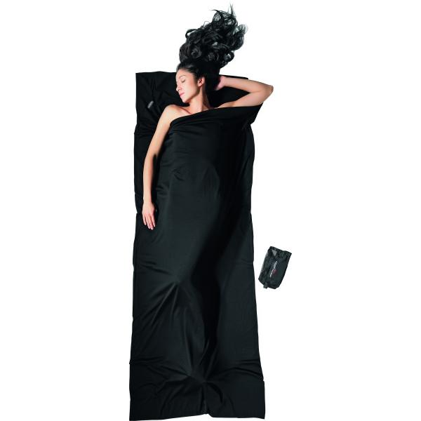 COCOON TRAVELSHEET MERINO WOOL BLACK - Korppi Gear