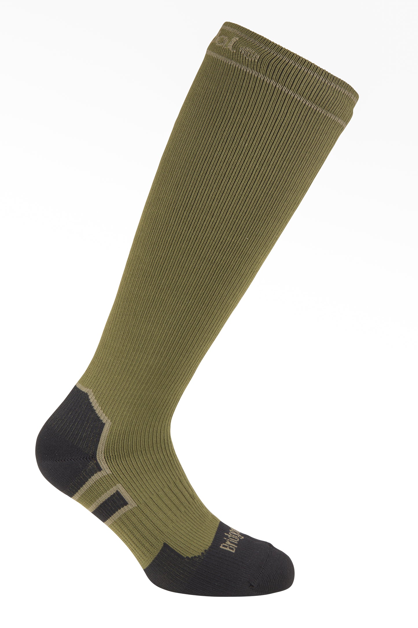 BRIDGEDALE STORMSOCK HW KNEE OLIVE S - Korppi Gear
