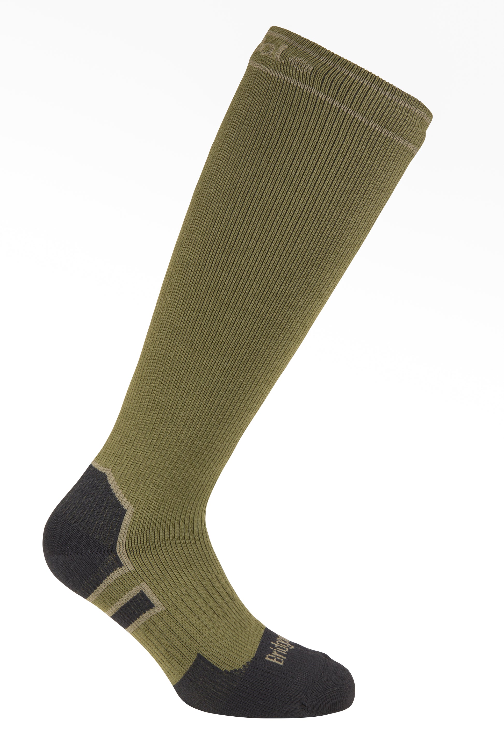 BRIDGEDALE STORMSOCK HW KNEE OLIVE S - Korppi Gear