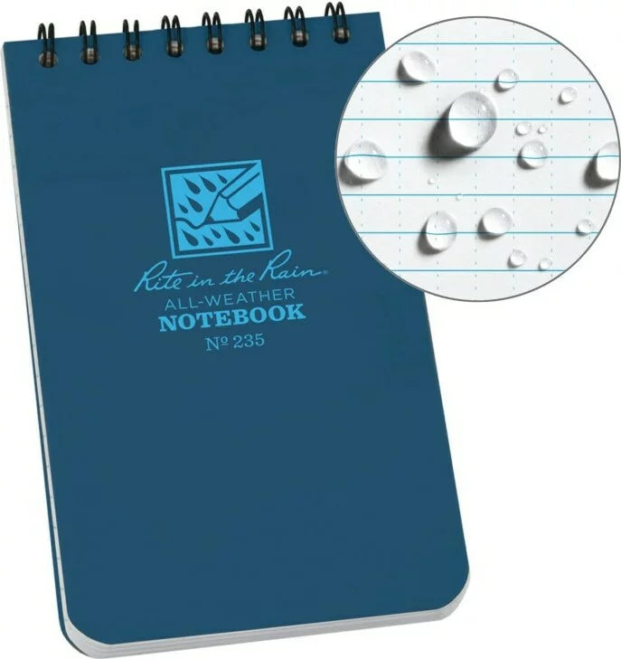RITE IN THE RAIN TOP SPIRAL NOTEBOOK 7,62x12,7cm - Korppi Gear