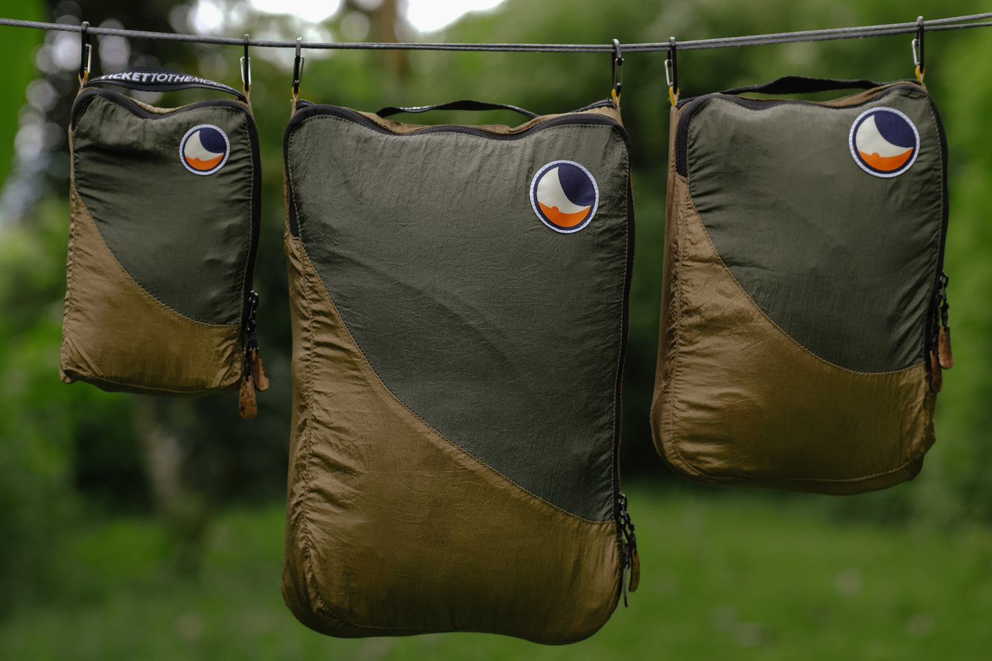 TICKET TO THE MOON TRAVEL CUBE BROWN / ARMY GREEN - Korppi Gear