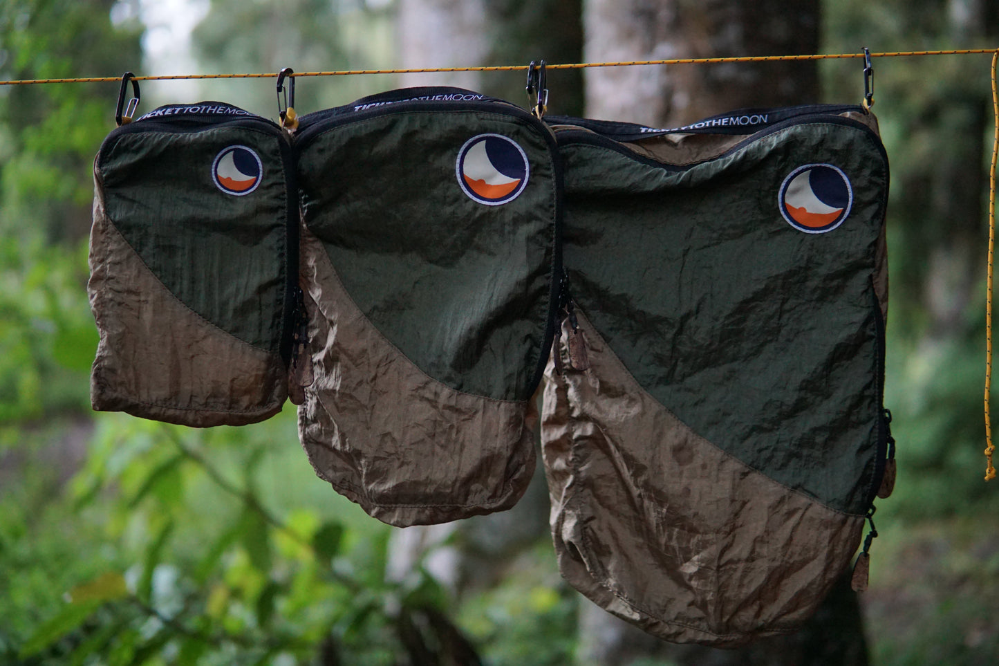 TICKET TO THE MOON TRAVEL CUBE BROWN / ARMY GREEN - Korppi Gear