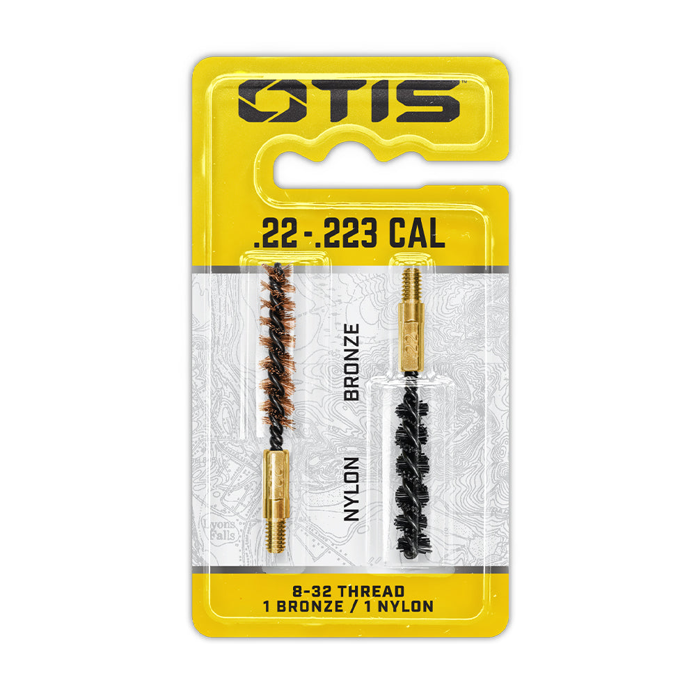 OTIS .223CAL/5.56MM BORE BRUSH 2 PACK (1 NYLON/1 BRONZE) - Korppi Gear