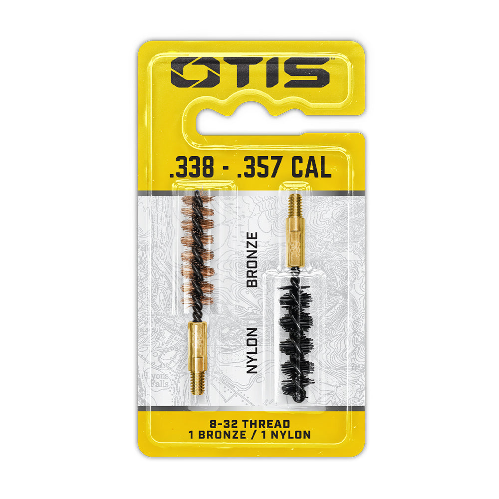 OTIS .35CAL BORE BRUSH 2 PACK (1 NYLON/1 BRONZE) - Korppi Gear