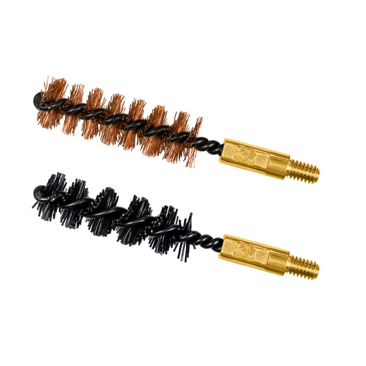 OTIS .357-.38CAL/9MM BORE BRUSH 2 PACK (1 NYLON/1 BRONZE) - Korppi Gear