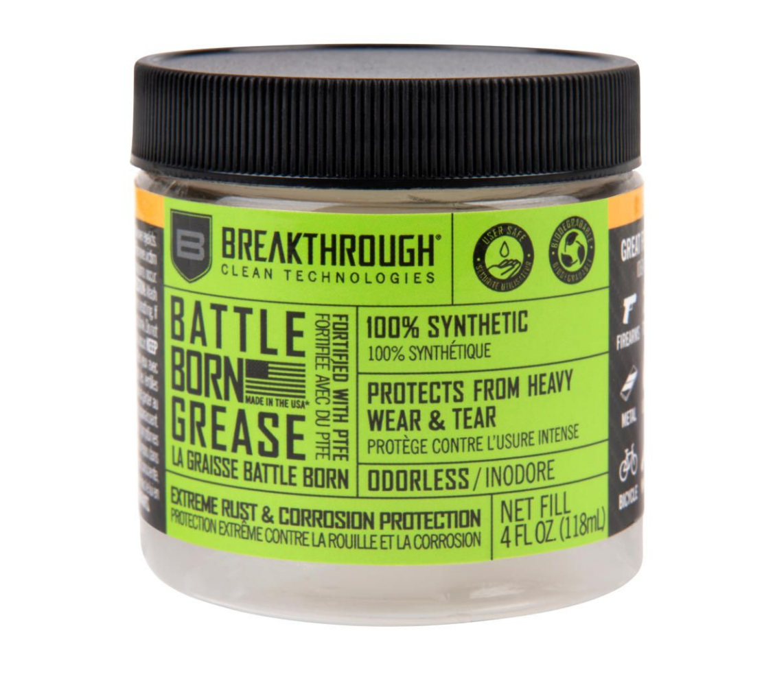 BREAKTHROUGH BATTLE BORN GREASE 4OZ/118ML JAR - Korppi Gear