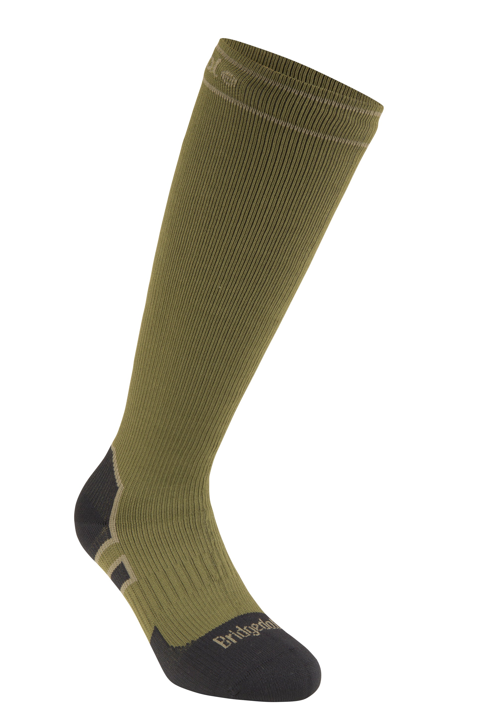 BRIDGEDALE STORMSOCK HW KNEE OLIVE S - Korppi Gear