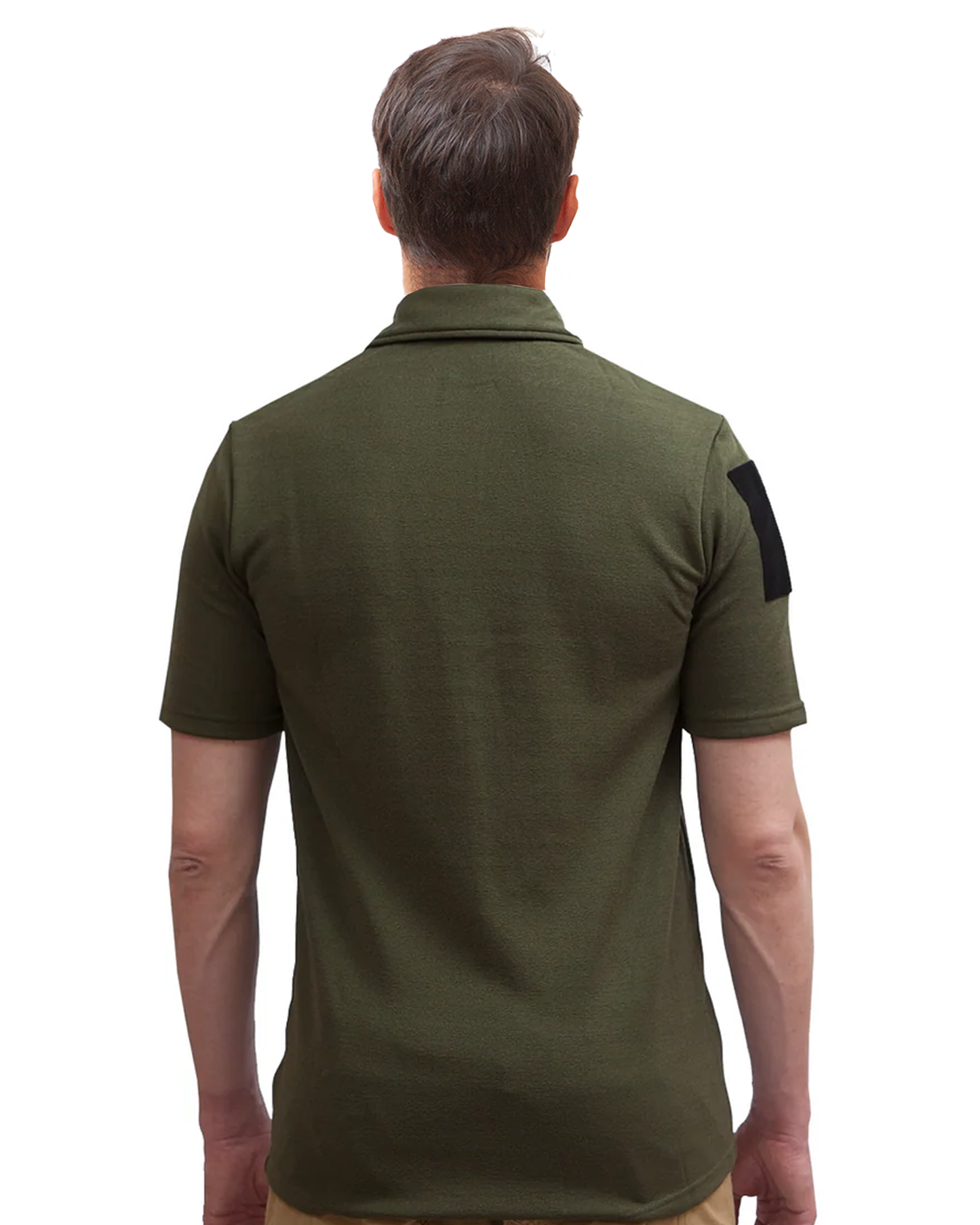 SUITED SYSTEMS "SMART FLEX" WOOL-BLEND POLO SHIRT