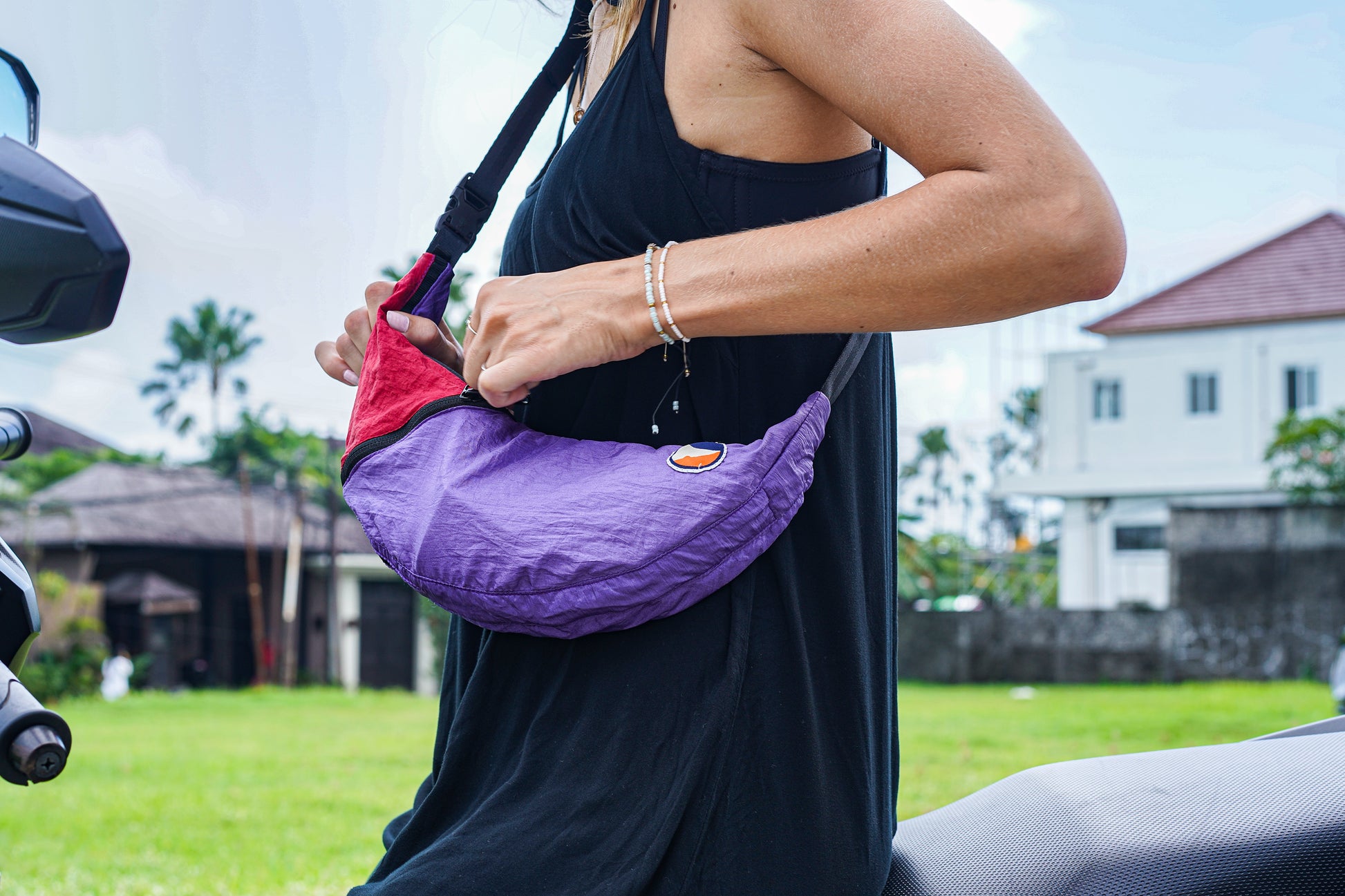 TICKET TO THE MOON UPCYCLED SLING BAG - Korppi Gear