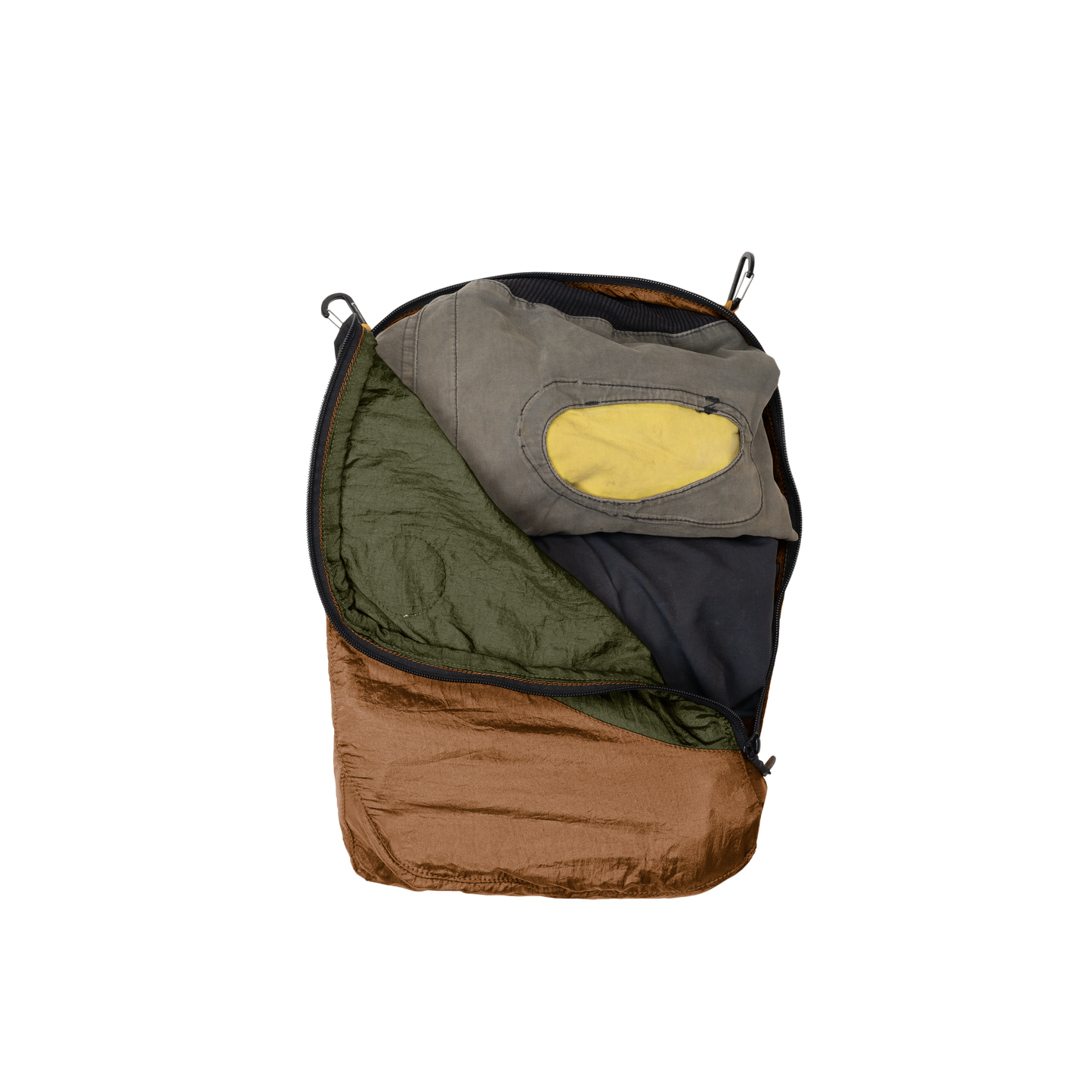 TICKET TO THE MOON TRAVEL CUBE LARGE BROWN / ARMY GREEN - Korppi Gear