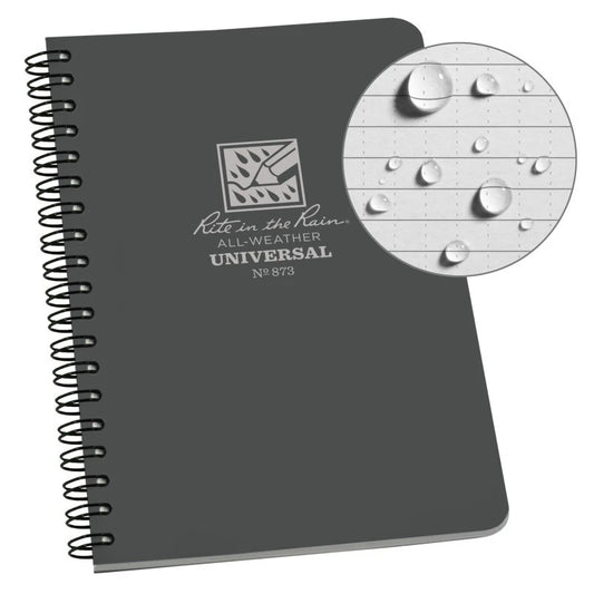 RITE IN THE RAIN SIDE-SPIRAL NOTEBOOK 12x18cm - Korppi Gear