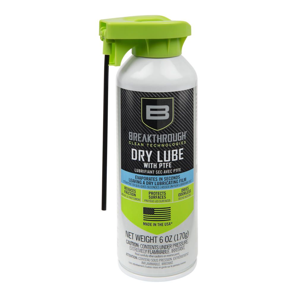 BREAKTHROUGH AEROSOL DRY LUBE - 6OZ/170G, CLEAR - Korppi Gear