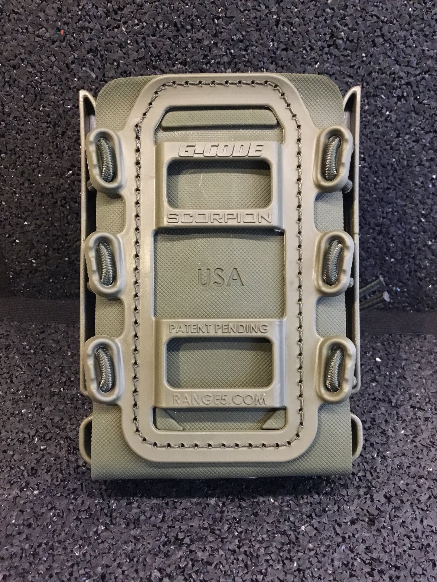 G-CODE SOFT SHELL SCORPION RIFLE MAG CARRIER - GREEN R1 CLIP - Korppi Gear