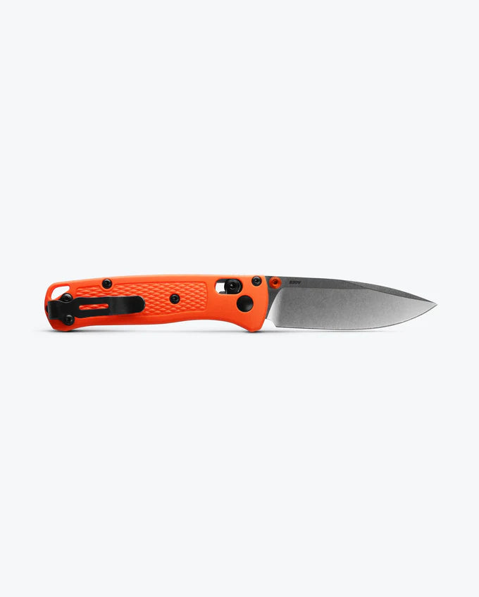 BENCHMADE MINI BUGOUT - ORANGE GRIVORY - Korppi Gear