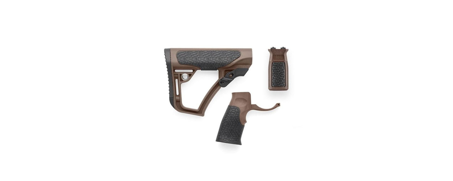 DANIEL DEFENSE BUTTSTOCK, PISTOL GRIP & M-LOK VERTICAL FOREGRIP COMBO - Korppi Gear