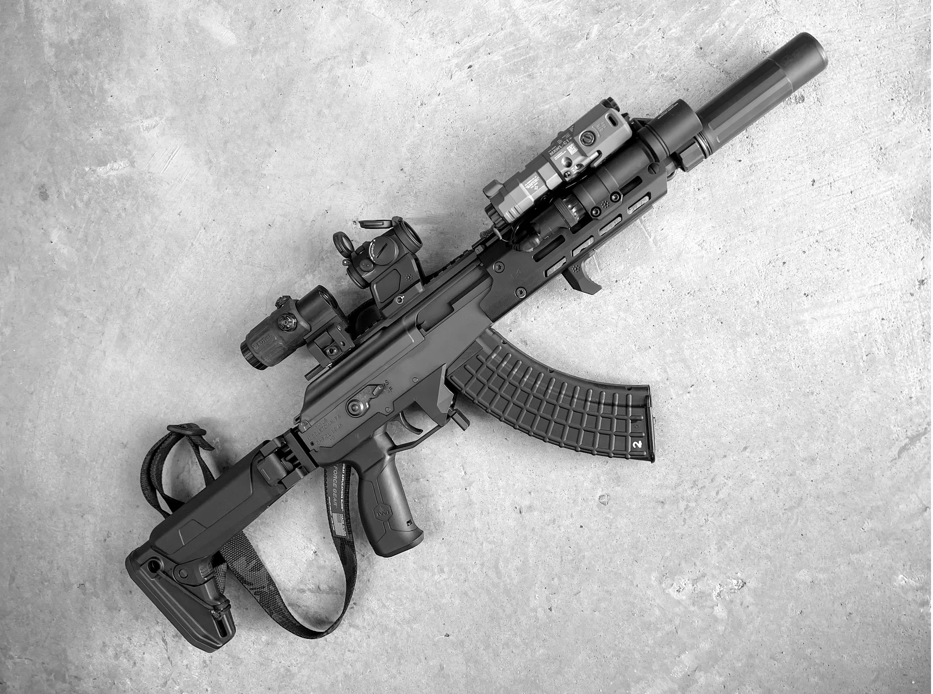 ARISAKA HAND STOP M-LOK - Korppi Gear