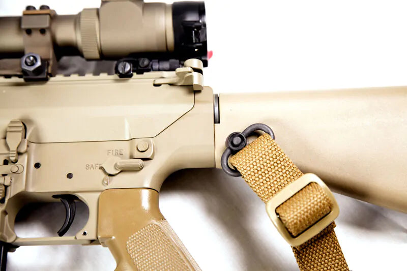 BLUE FORCE GEAR PUSH BUTTON QD SLING SWIVEL - Korppi Gear