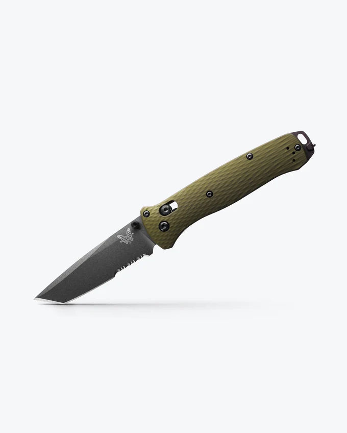 BENCHMADE BAILOUT - WOODLAND GREEN ALUMINUM - Korppi Gear