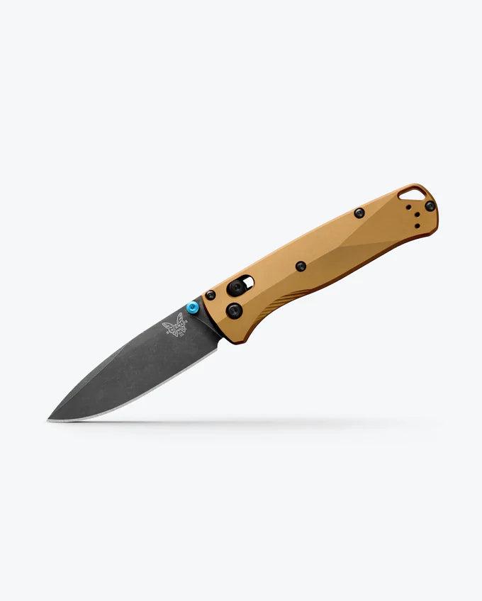BENCHMADE BUGOUT - BURNT BRASS ALUMINUM - Korppi Gear
