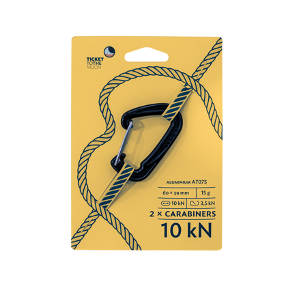 TICKET TO THE MOON HAMMOCK CARABINER 2KPL 10kN - Korppi Gear