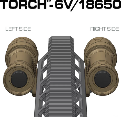 REPTILIA TORCH 18650 M-LOK LIGHT BODY - Korppi Gear