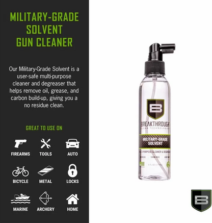 BREAKTHROUGH MILITARY-GRADE SOLVENT 6OZ/177ML SPRAY BOTTLE - Korppi Gear