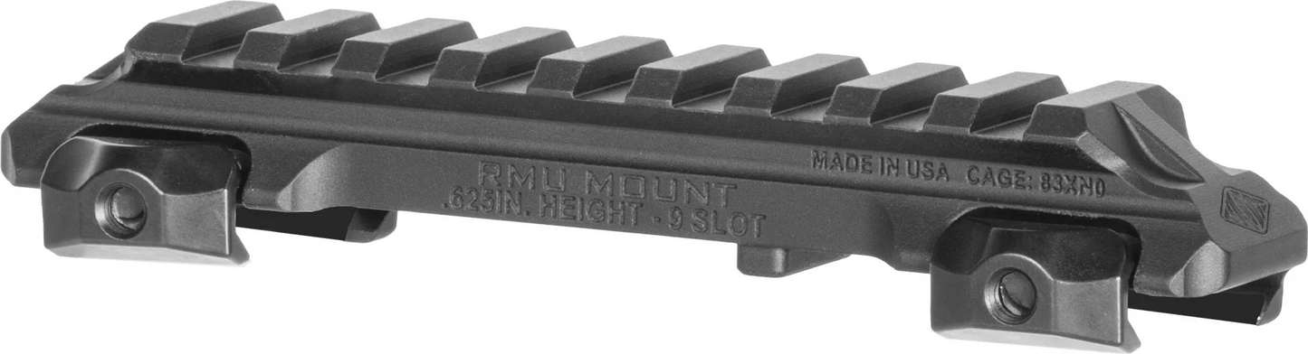 REPTILIA RMU MOUNT – 0.625 INCH (15,875MM) HEIGHT – 9 SLOT - Korppi Gear