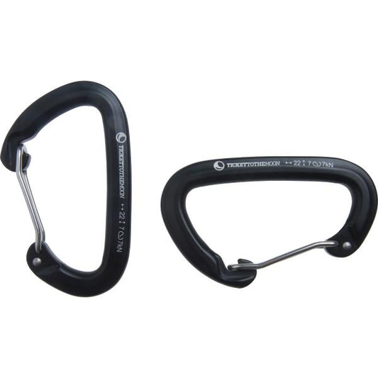 TICKET TO THE MOON HAMMOCK CARABINER 2KPL 22kN - Korppi Gear