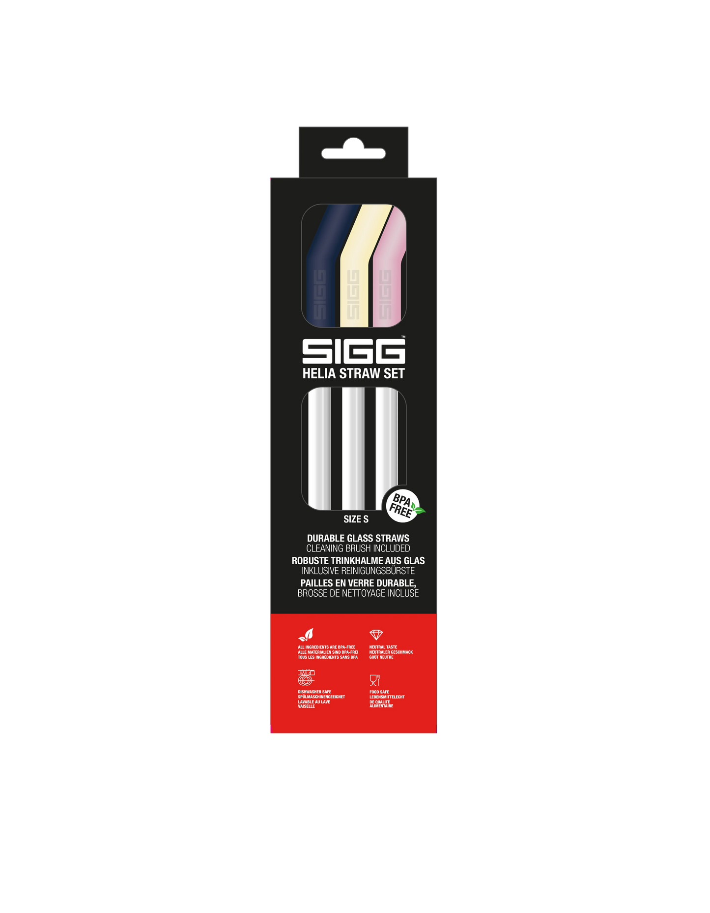 SIGG HELIA STRAW SET NIGHT SMALL