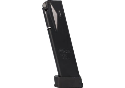 SIG SAUER P226 20RD 9MM PREMIUM EXTENDED MAGAZINE-SILVER BASEPAD - Korppi Gear