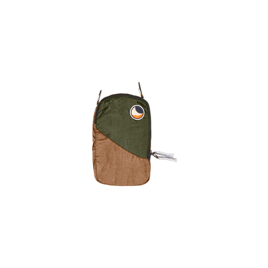 TICKET TO THE MOON TRAVEL CUBE SMALL BROWN / ARMY GREEN