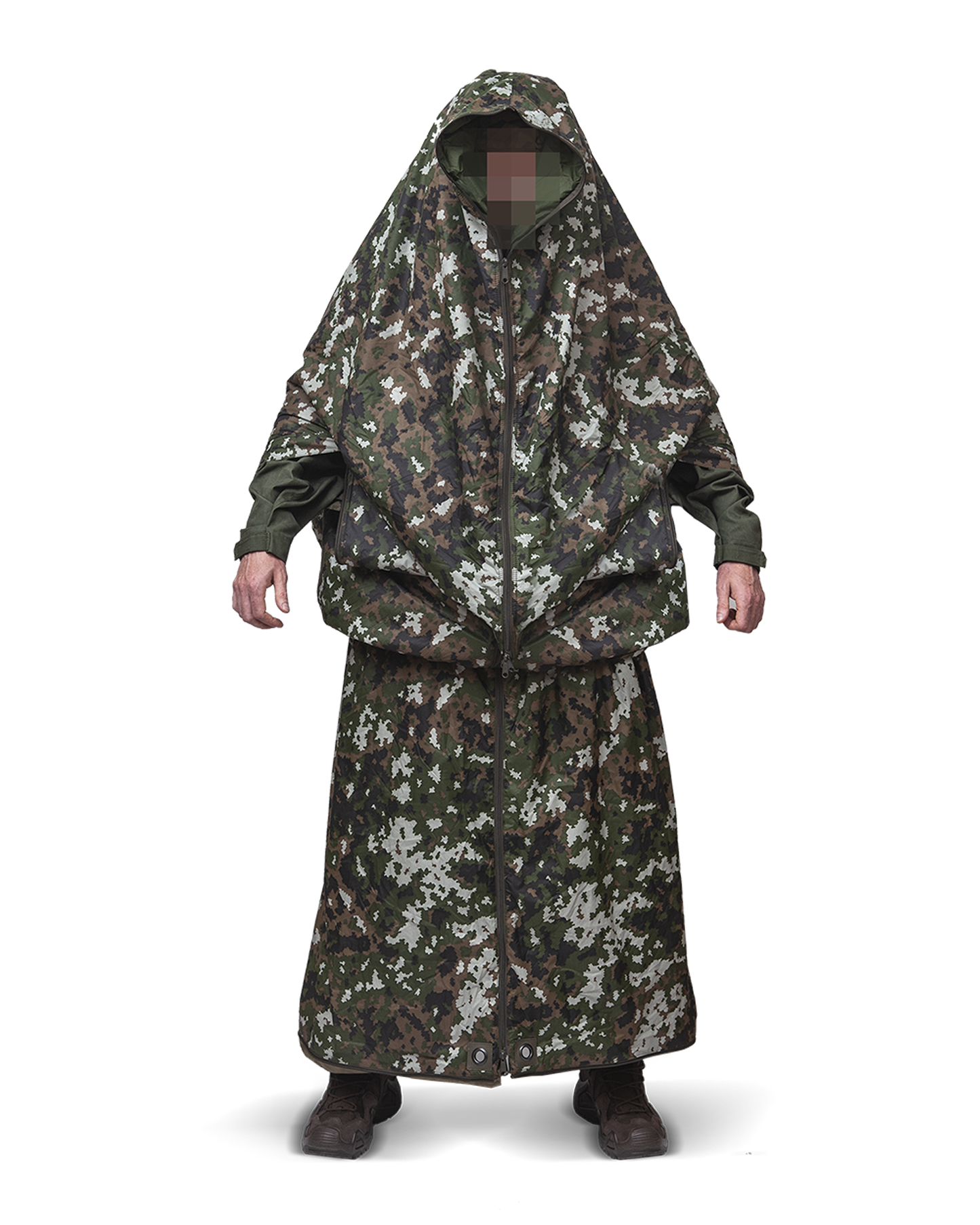 SUITED SYSTEMS "PIT-STOP DRESS" LINED THERMAL CLOAK