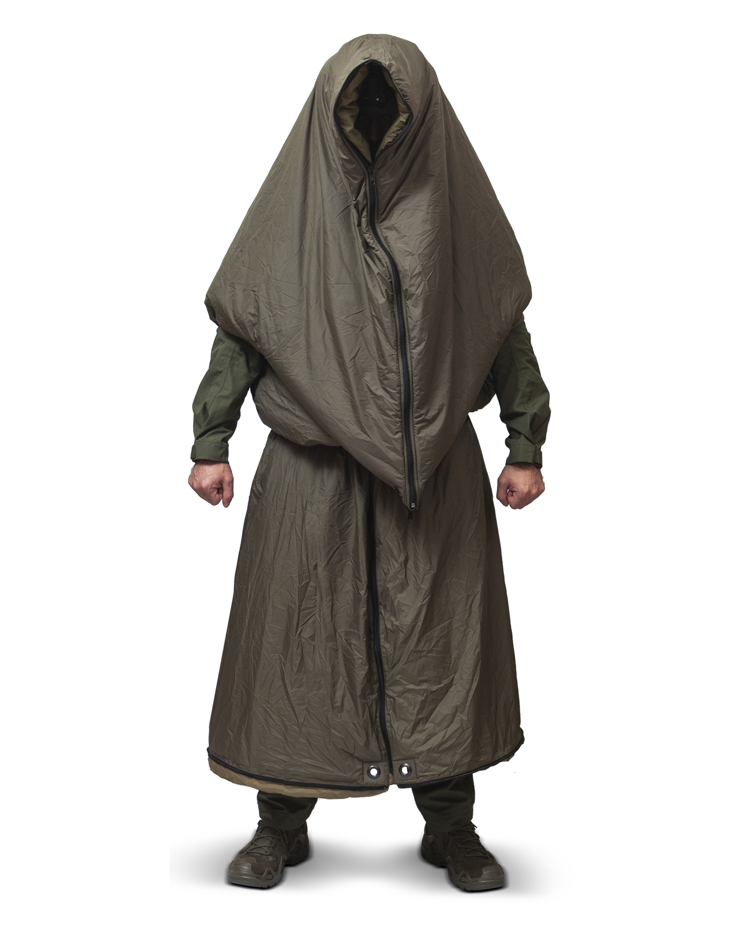 SUITED SYSTEMS "PIT-STOP DRESS" LINED THERMAL CLOAK