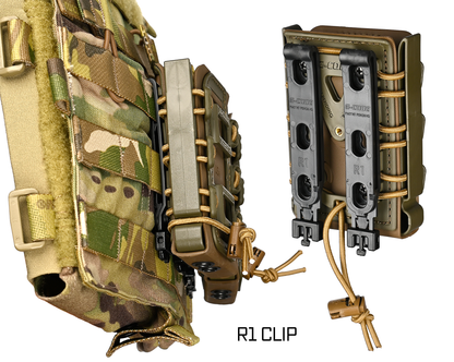 G-CODE SOFT SHELL SCORPION RIFLE MAG CARRIER - GREEN R1 CLIP - Korppi Gear
