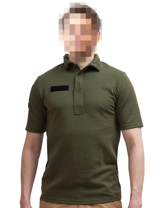 SUITED SYSTEMS "SMART FLEX" WOOL-BLEND POLO SHIRT