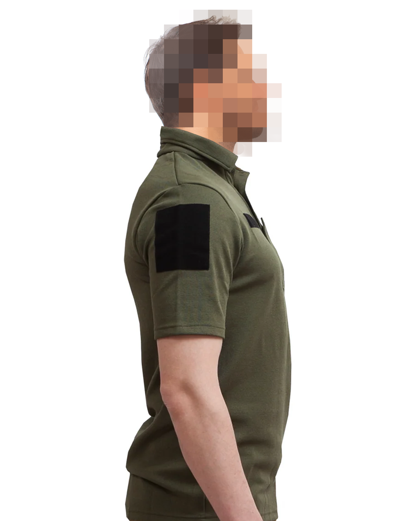 SUITED SYSTEMS "SMART FLEX" WOOL-BLEND POLO SHIRT