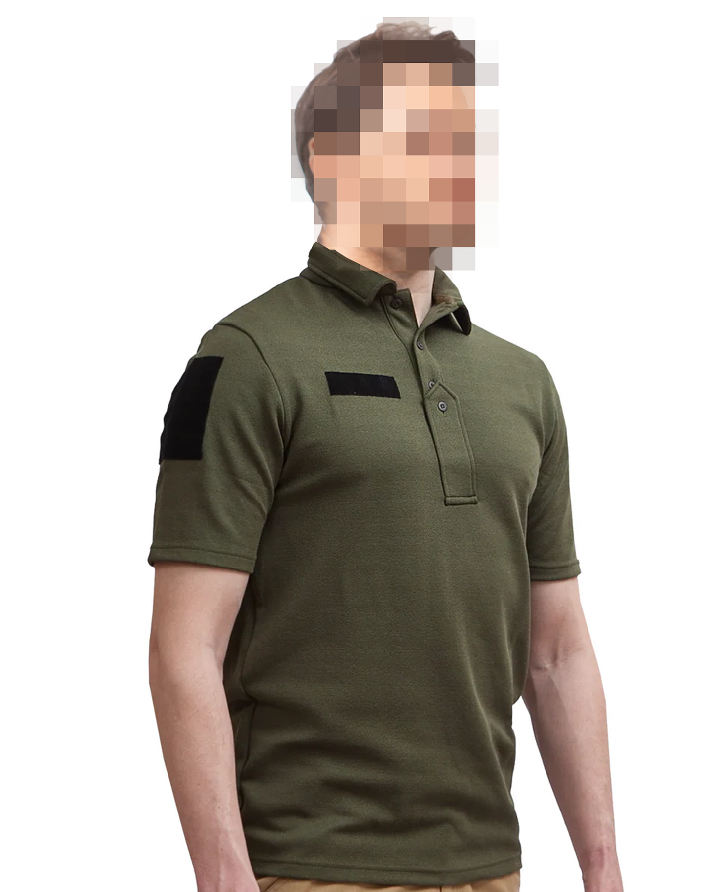 SUITED SYSTEMS "SMART FLEX" WOOL-BLEND POLO SHIRT