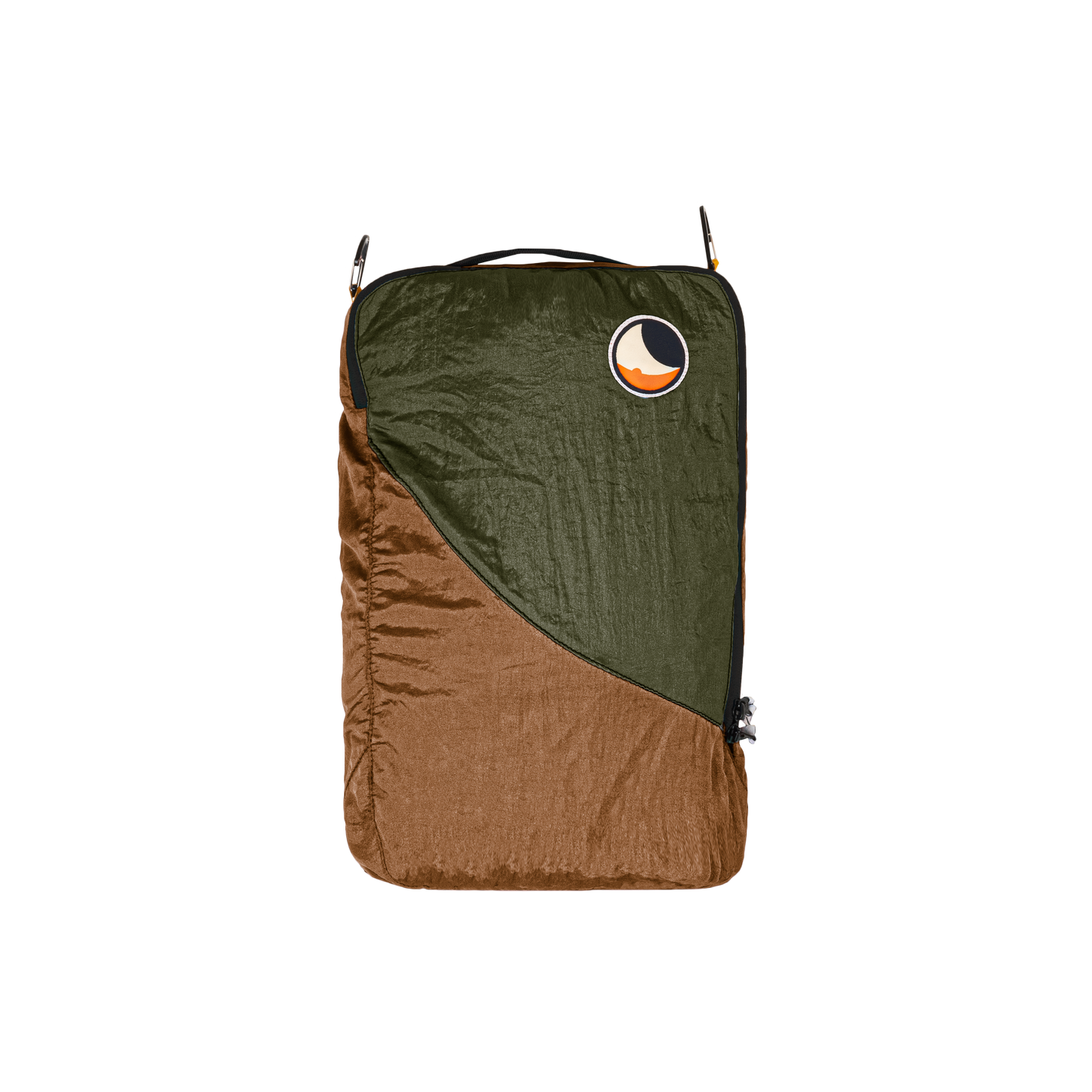 TICKET TO THE MOON TRAVEL CUBE LARGE BROWN / ARMY GREEN