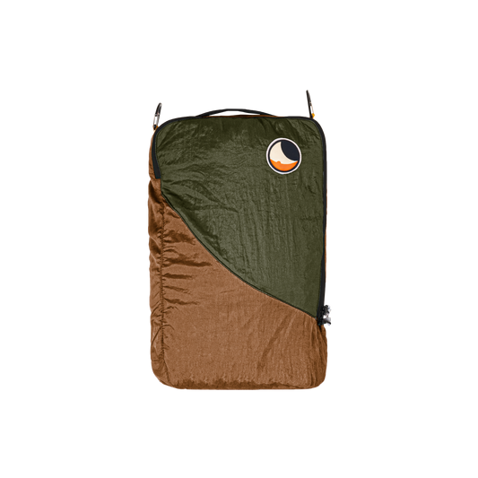 TICKET TO THE MOON TRAVEL CUBE LARGE BROWN / ARMY GREEN