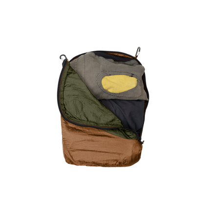 TICKET TO THE MOON TRAVEL CUBE LARGE BROWN / ARMY GREEN - Korppi Gear