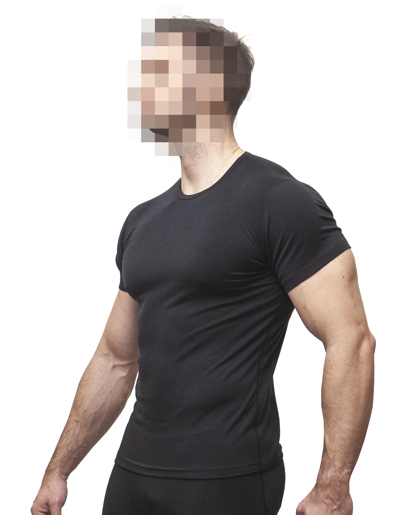 SUITED SYSTEMS "THERMO SHIELD" MERINO T-SHIRT, SLIM FIT
