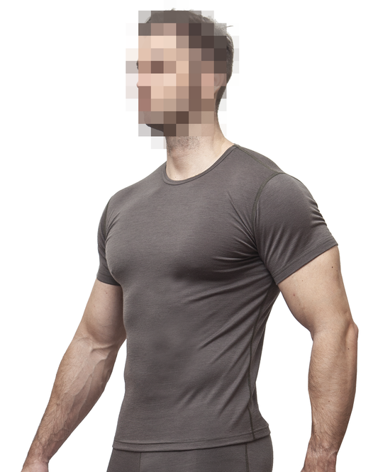 SUITED SYSTEMS "THERMO SHIELD" MERINO T-SHIRT, SLIM FIT